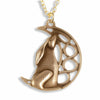 Moon Gazing Hare Pendant