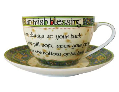 Irish Blessing Cup and Saucer