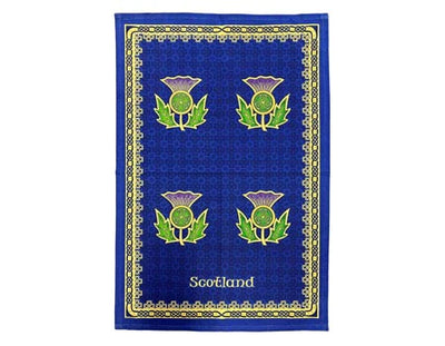 Scottish Spiral Thistle  Towel