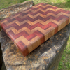 Chopping Board in Poplar, Rosewood and Purple Heart Australian Timbers