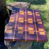 Crows Ash, Purple Heart and Rosewood Chopping Board