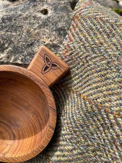 2.5:" Celtic Wooden Quaich