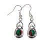 Silver Plate Celtic Drop Earrings