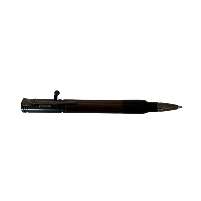 Bolt Action Bullet Pen Black and Gunmetal