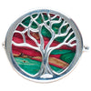 Heathergems Tree of Life Silver Plated Brooch - HB79